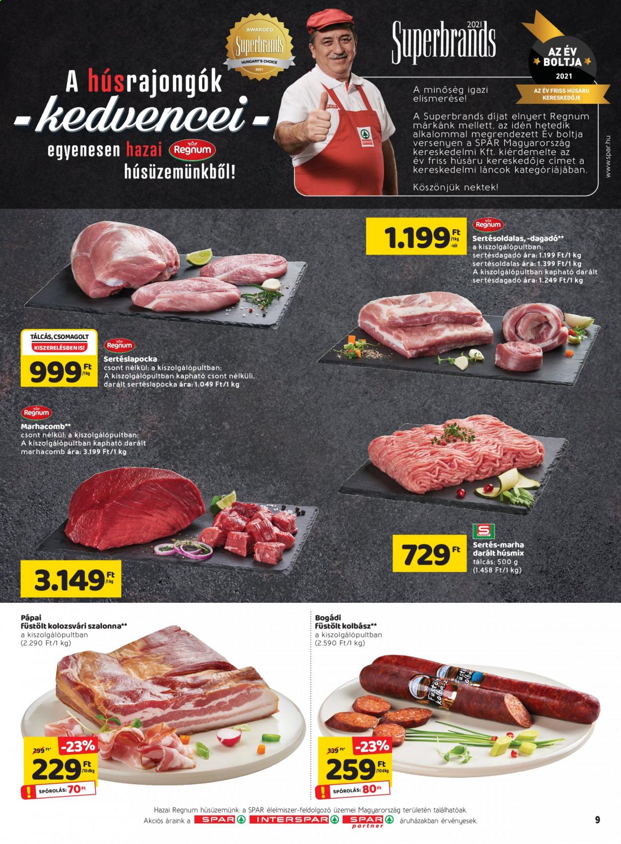 SPAR akciós újságok - 2021.07.15 - 2021.07.21. Oldal 9
