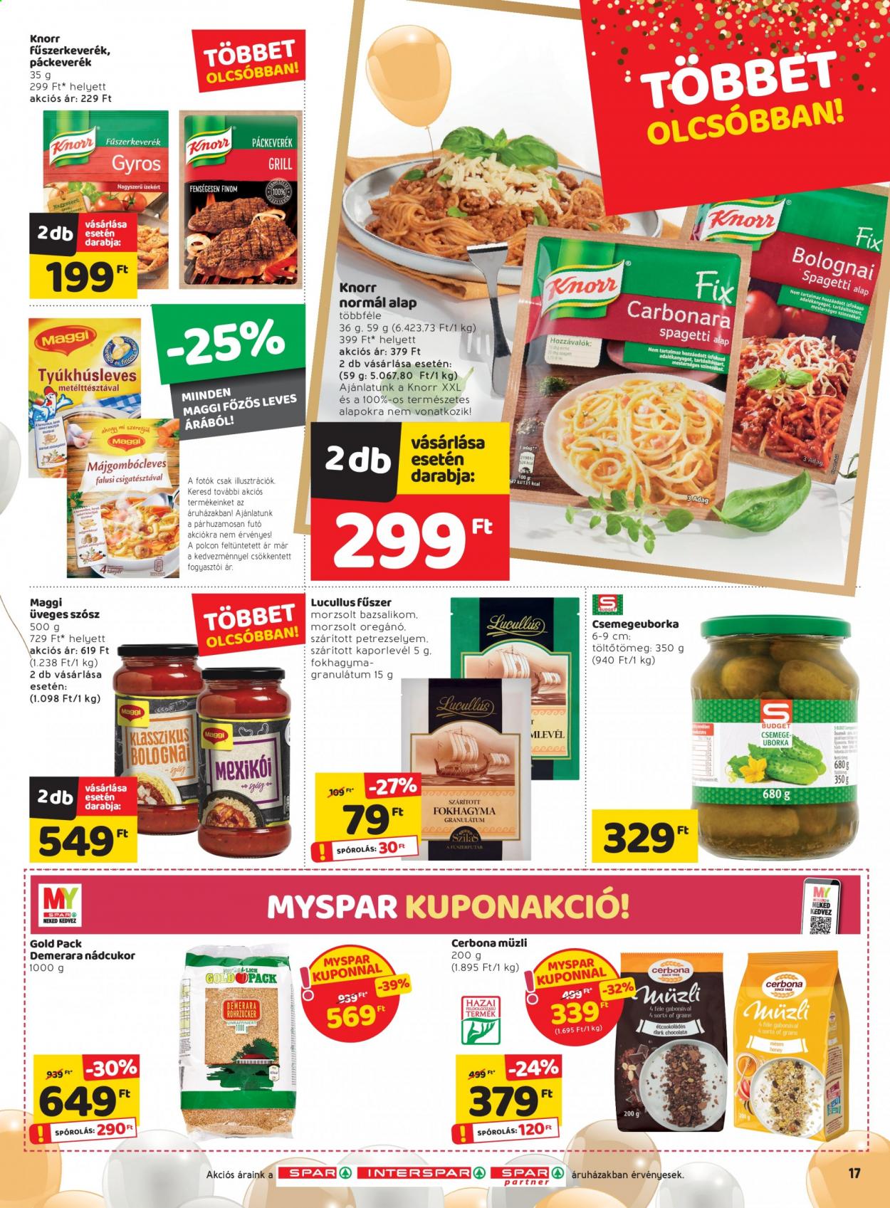 SPAR akciós újságok - 2021.07.15 - 2021.07.21. Oldal 17