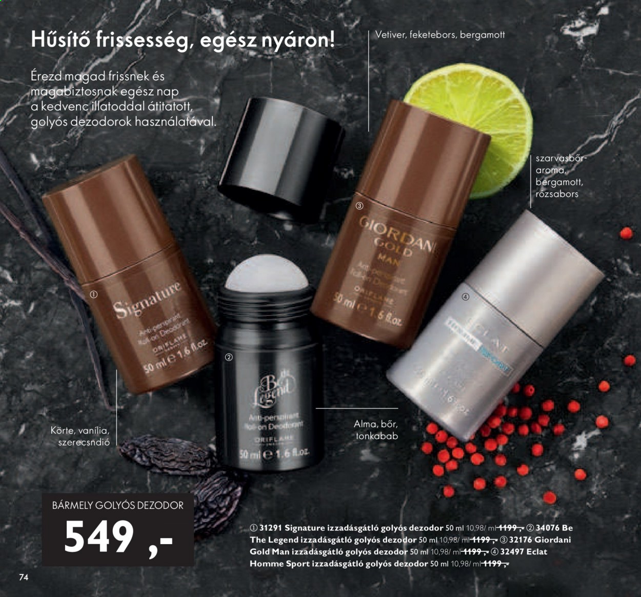 Oriflame akciós újságok - 2021.07.13 - 2021.08.02. Oldal 74