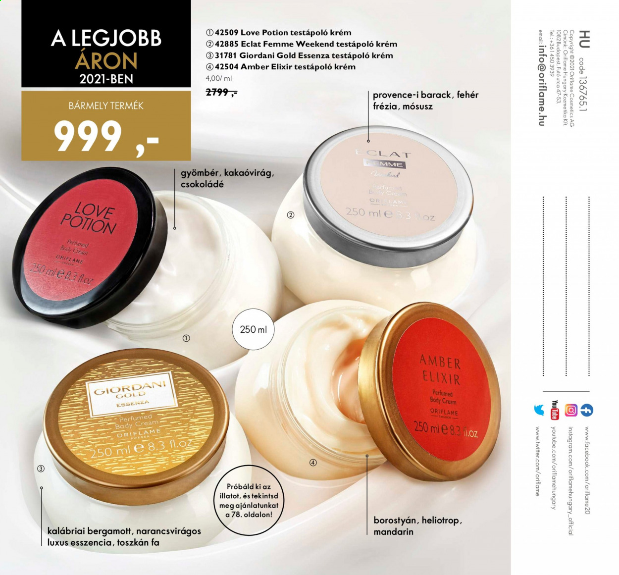 Oriflame akciós újságok - 2021.07.13 - 2021.08.02. Oldal 136