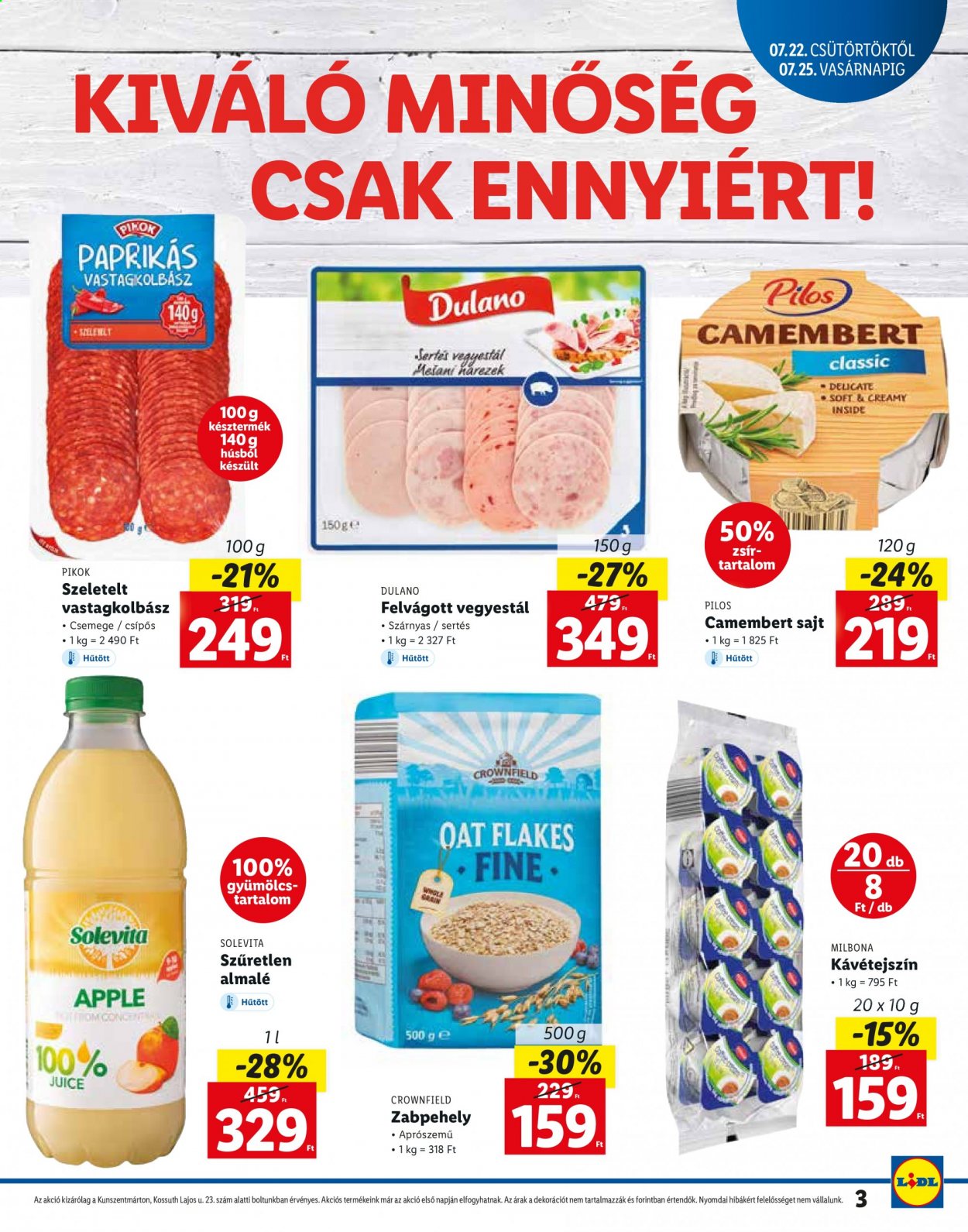 Lidl akciós újságok - 2021.07.22 - 2021.07.25. Oldal 3