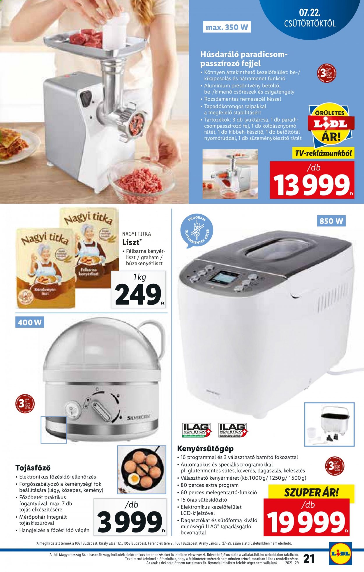 Lidl akciós újságok - 2021.07.22 - 2021.07.28. Oldal 21