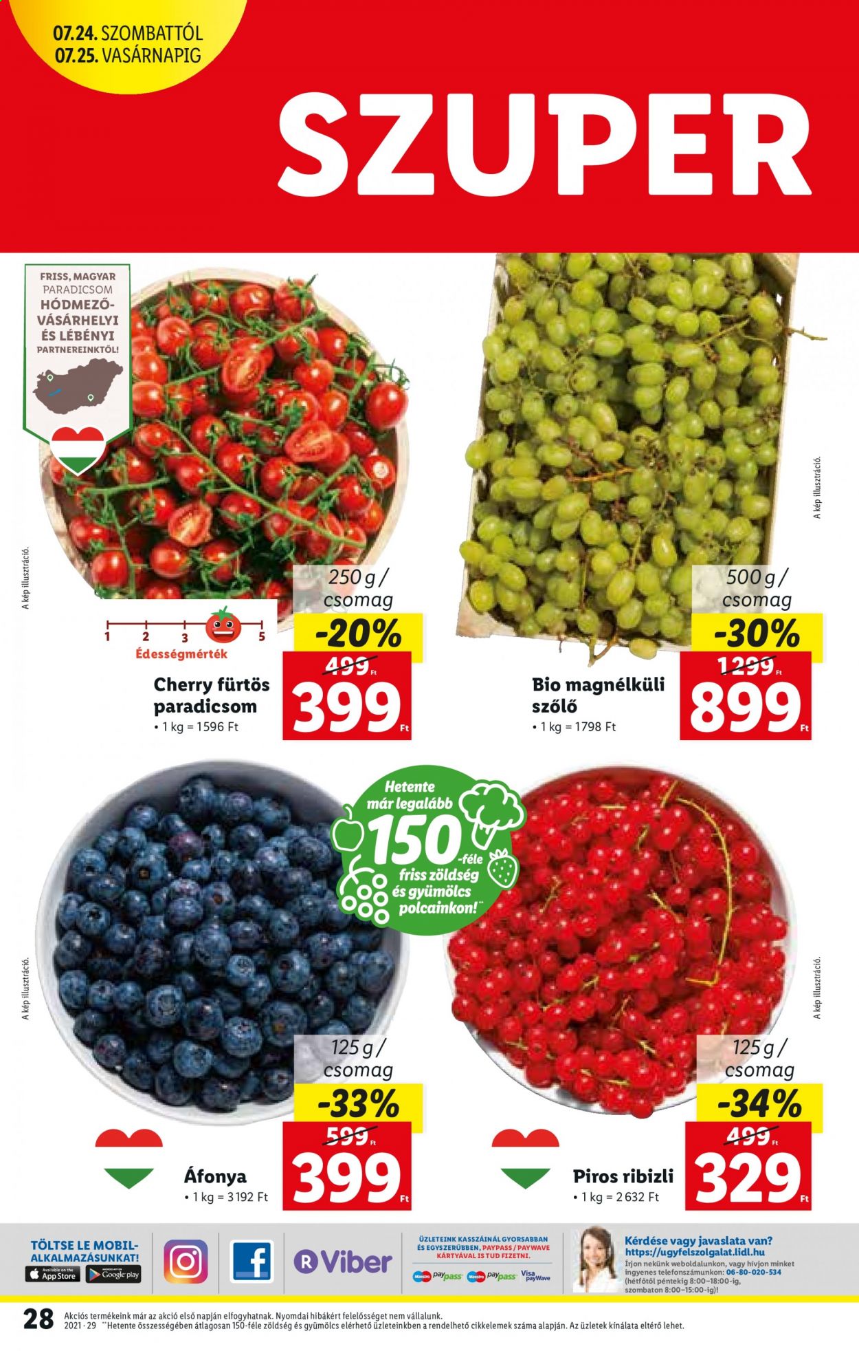 Lidl akciós újságok - 2021.07.22 - 2021.07.28. Oldal 28