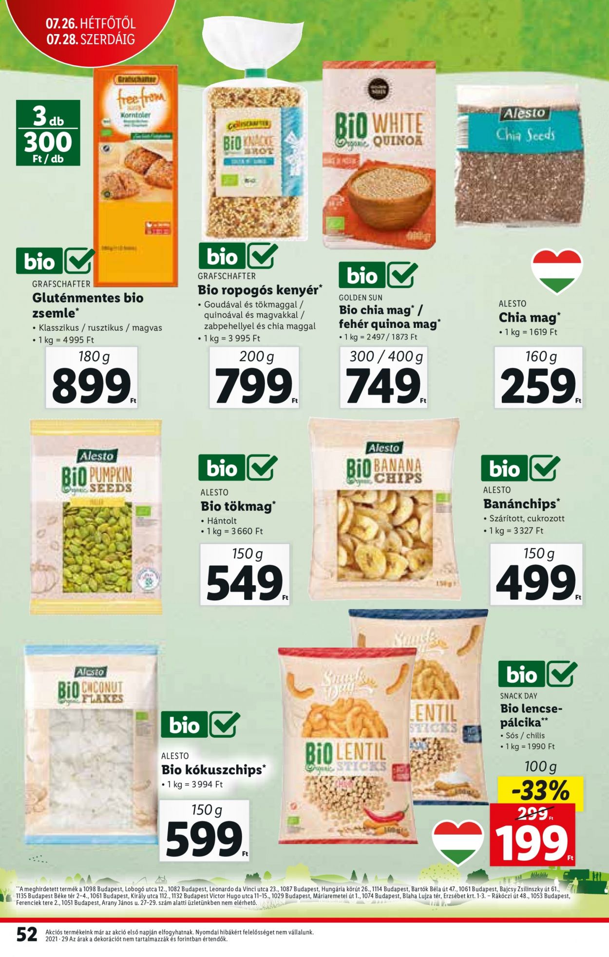 Lidl akciós újságok - 2021.07.22 - 2021.07.28. Oldal 52
