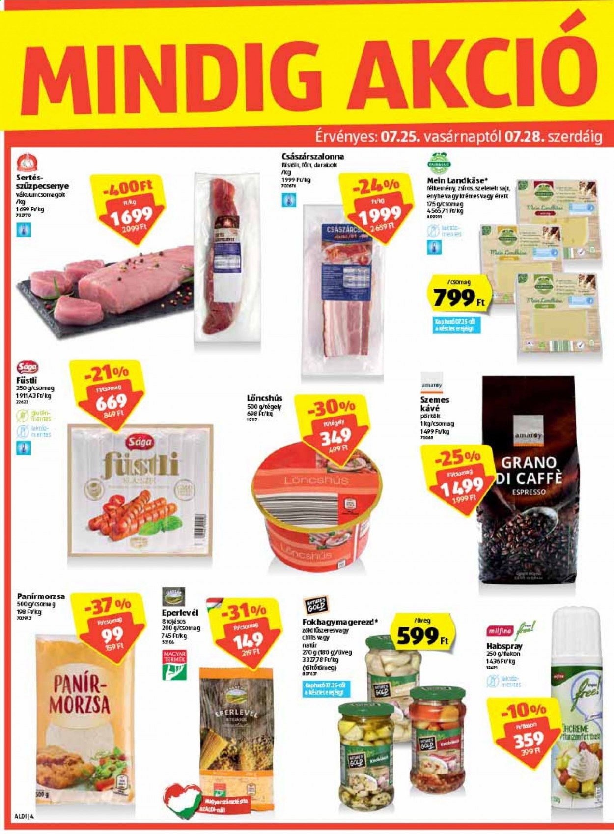 Aldi akciós újságok - 2021.07.22 - 2021.07.28. Oldal 4