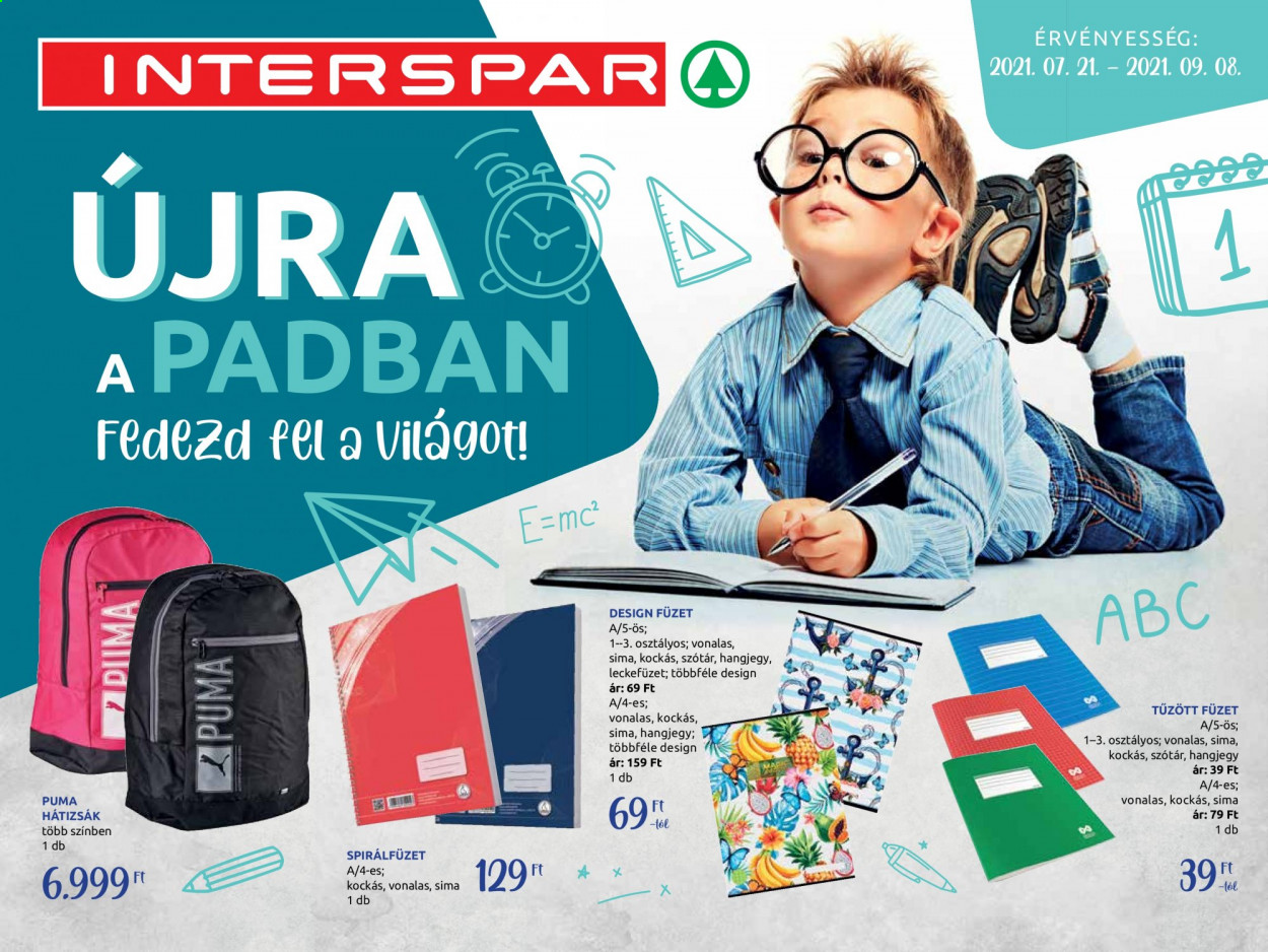 INTERSPAR akciós újságok - 2021.07.21 - 2021.09.08. Oldal 1