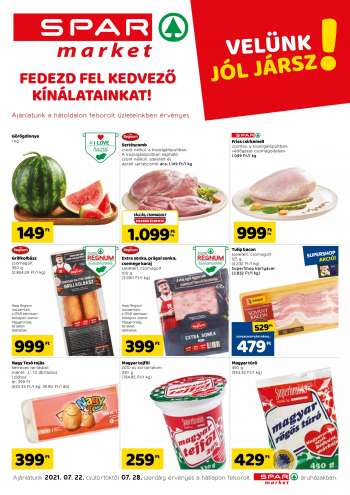 Újság SPAR market - 2021.07.22 - 2021.07.28.
