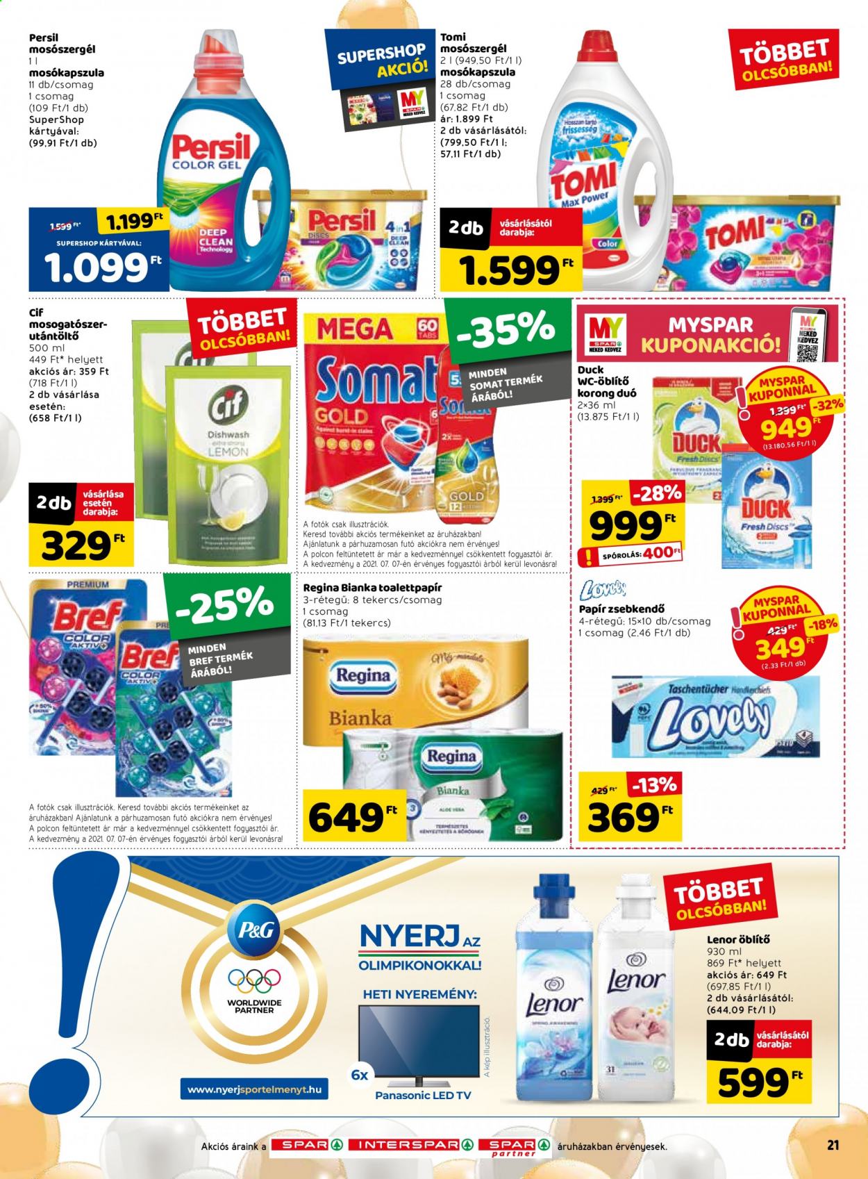 SPAR akciós újságok - 2021.07.22 - 2021.07.28. Oldal 21