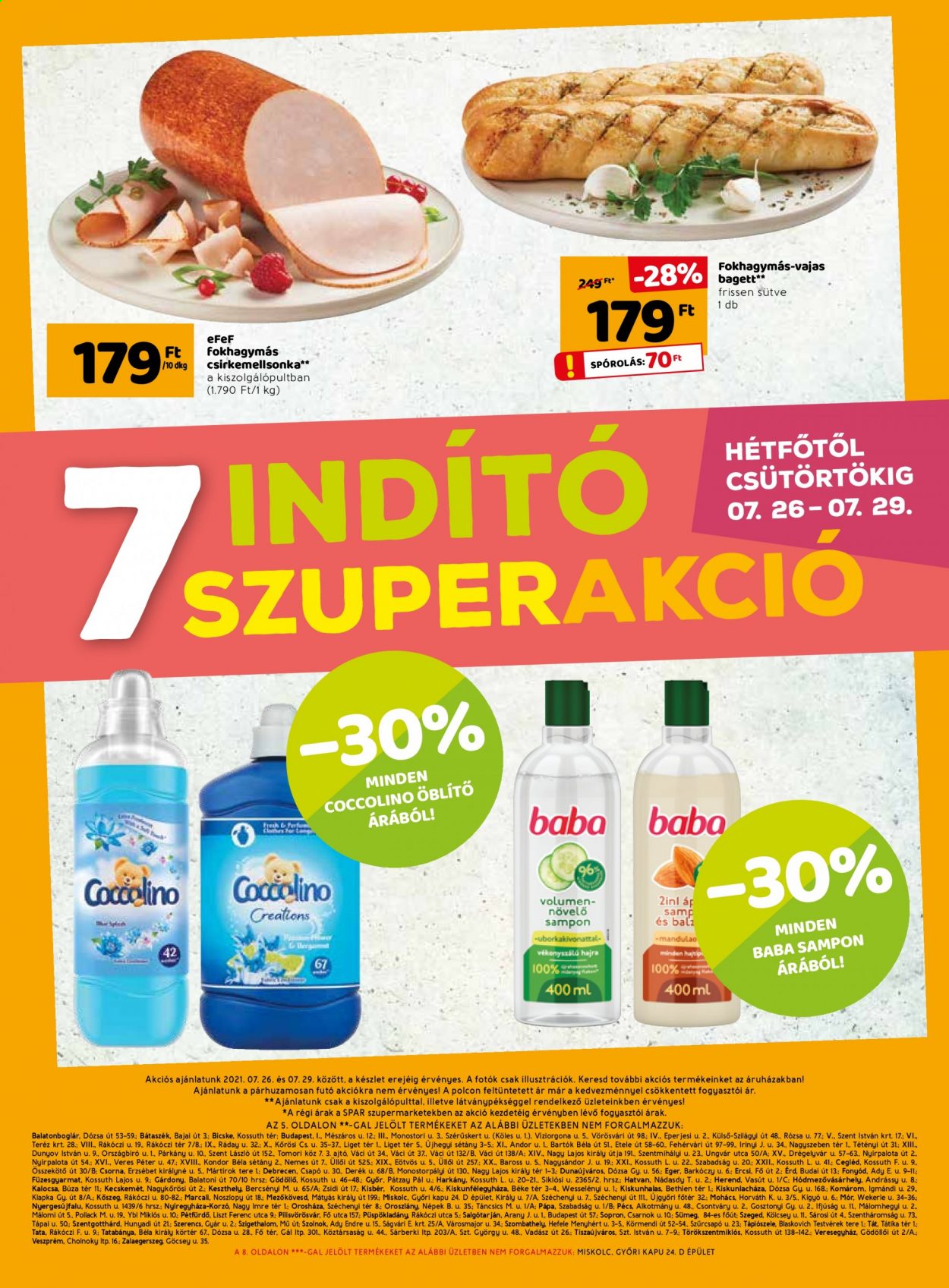 SPAR akciós újságok - 2021.07.22 - 2021.07.28. Oldal 23