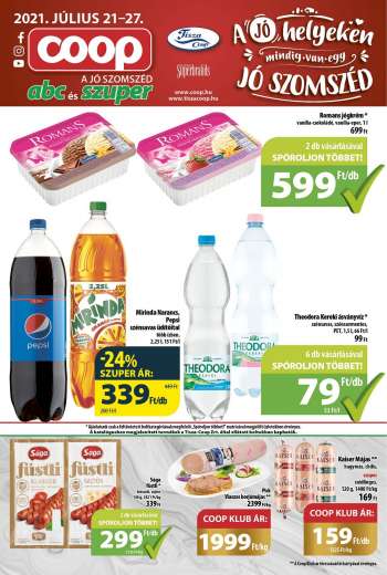 Újság Coop - 2021.07.21 - 2021.07.27.