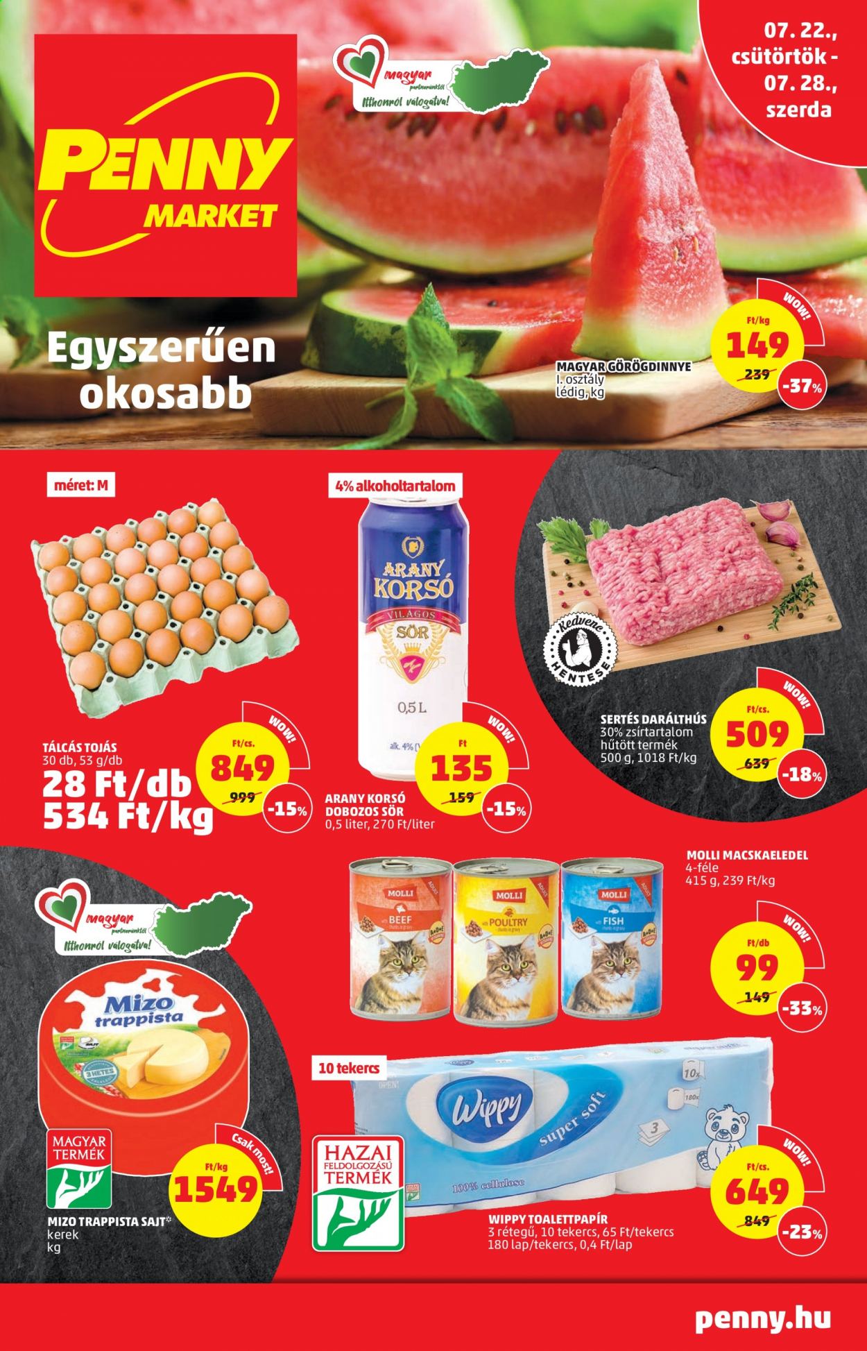 Penny Market akciós újságok - 2021.07.22 - 2021.07.28. Oldal 1