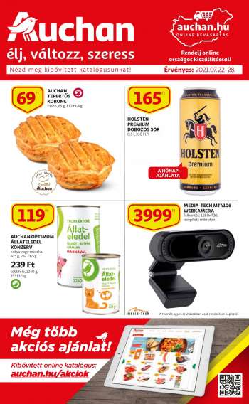 Újság Auchan - 2021.07.22 - 2021.07.28.