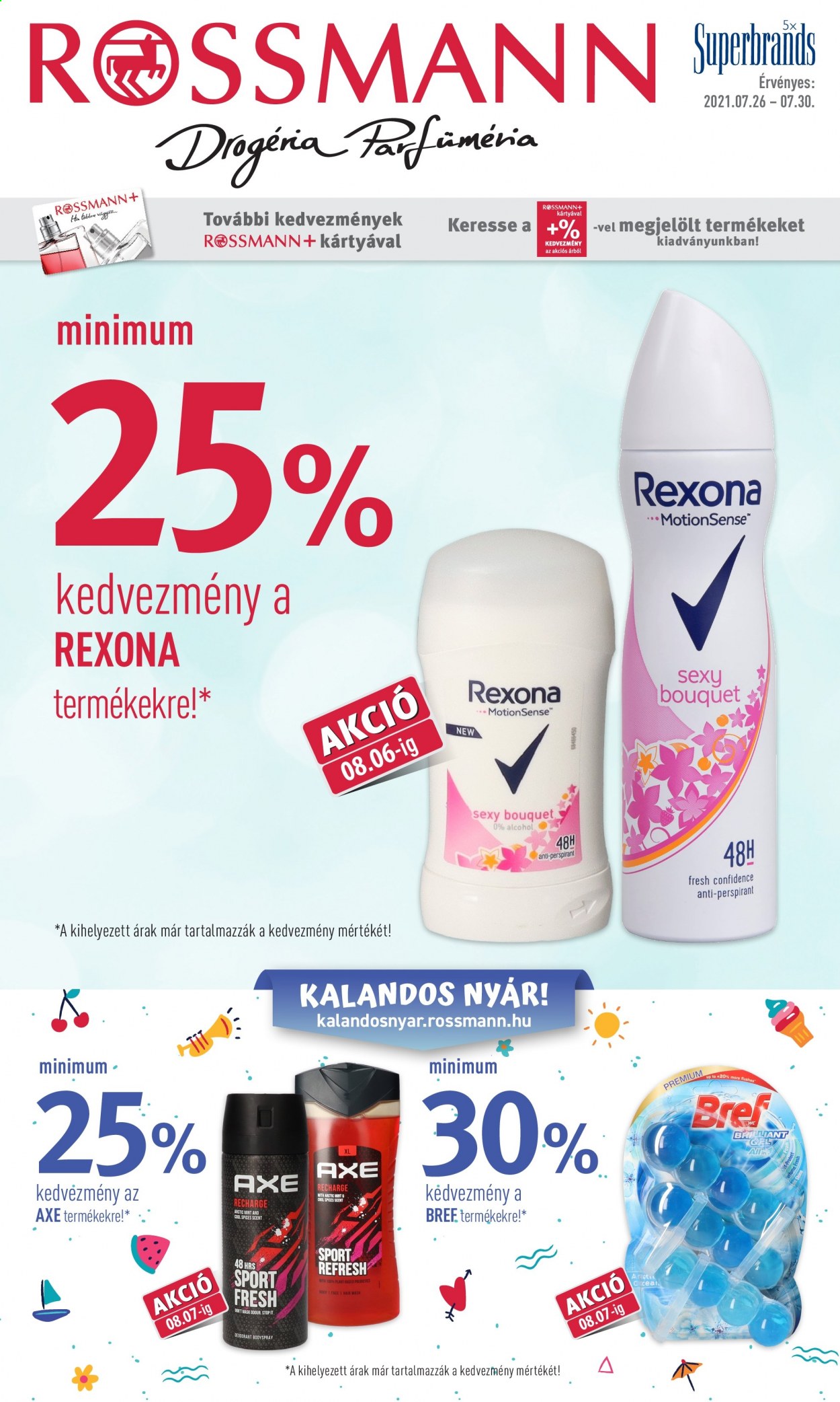 Rossmann akciós újságok - 2021.07.26 - 2021.07.30. Oldal 1