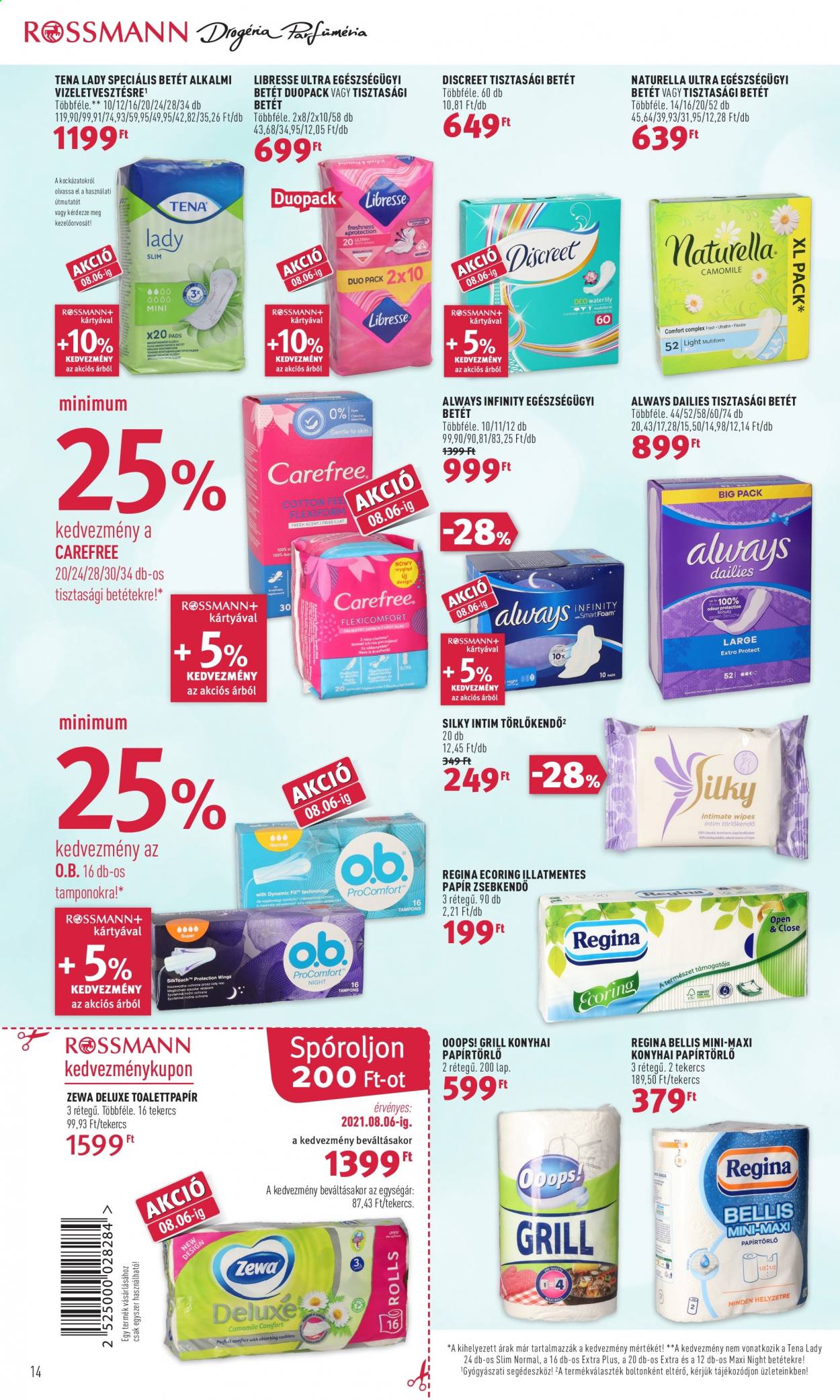 Rossmann akciós újságok - 2021.07.26 - 2021.07.30. Oldal 14