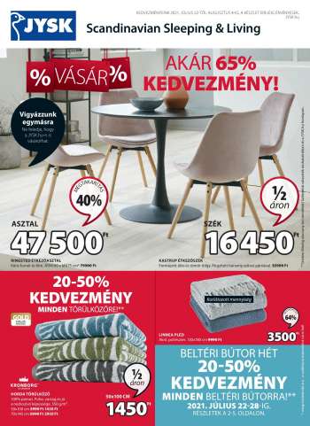 Újság JYSK - 2021.07.22 - 2021.08.04.