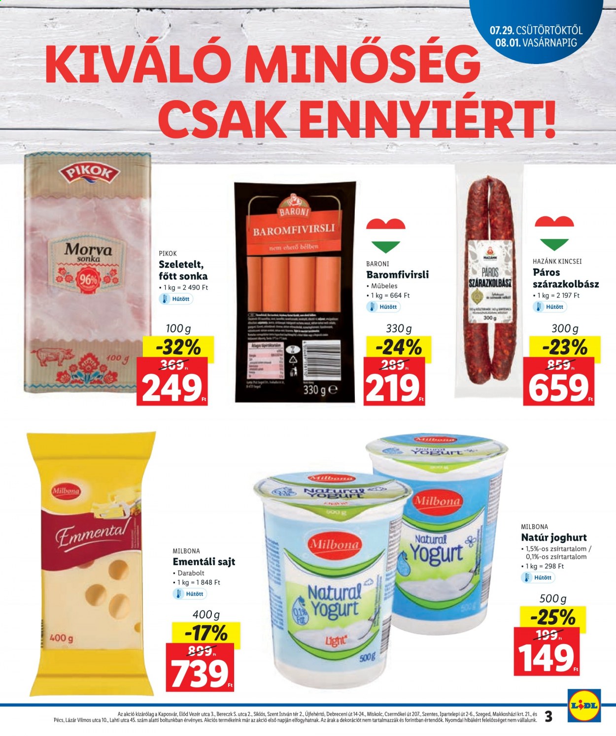 Lidl akciós újságok - 2021.07.29 - 2021.08.01. Oldal 3