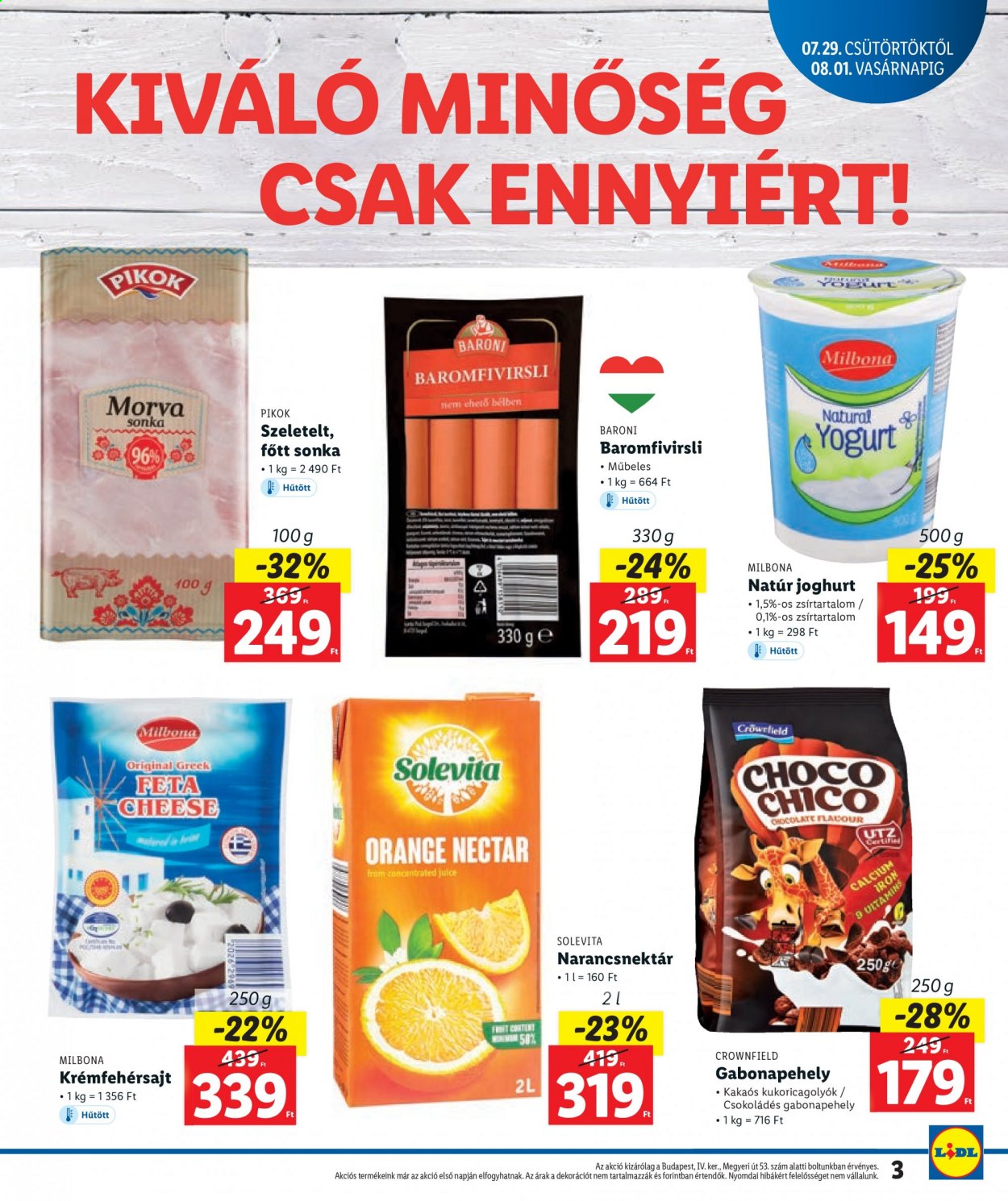 Lidl akciós újságok - 2021.07.29 - 2021.08.01. Oldal 3