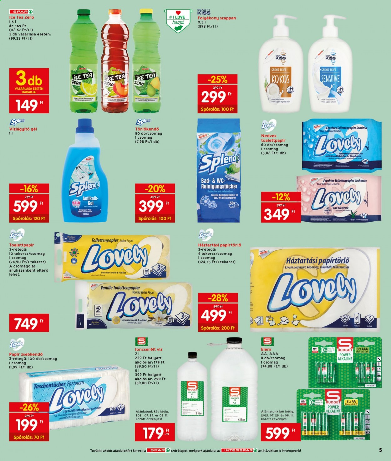 INTERSPAR akciós újságok - 2021.07.29 - 2021.08.04. Oldal 5