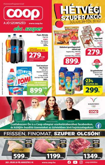 Újság Coop - 2021.07.28 - 2021.08.03.