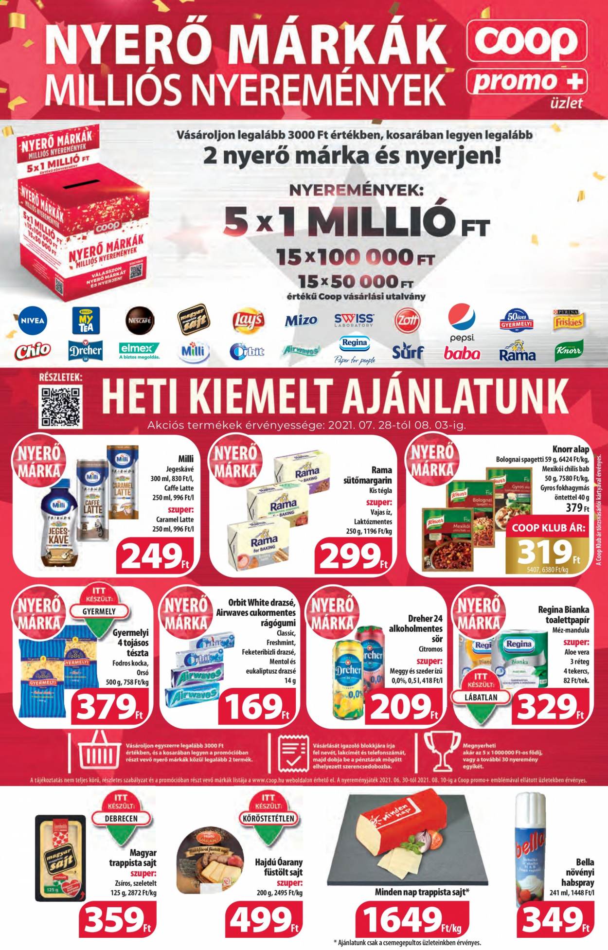 Coop akciós újságok - 2021.07.28 - 2021.08.03. Oldal 3