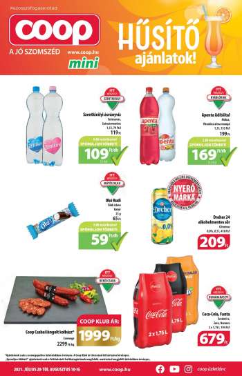 Újság Coop - 2021.07.28 - 2021.08.10.