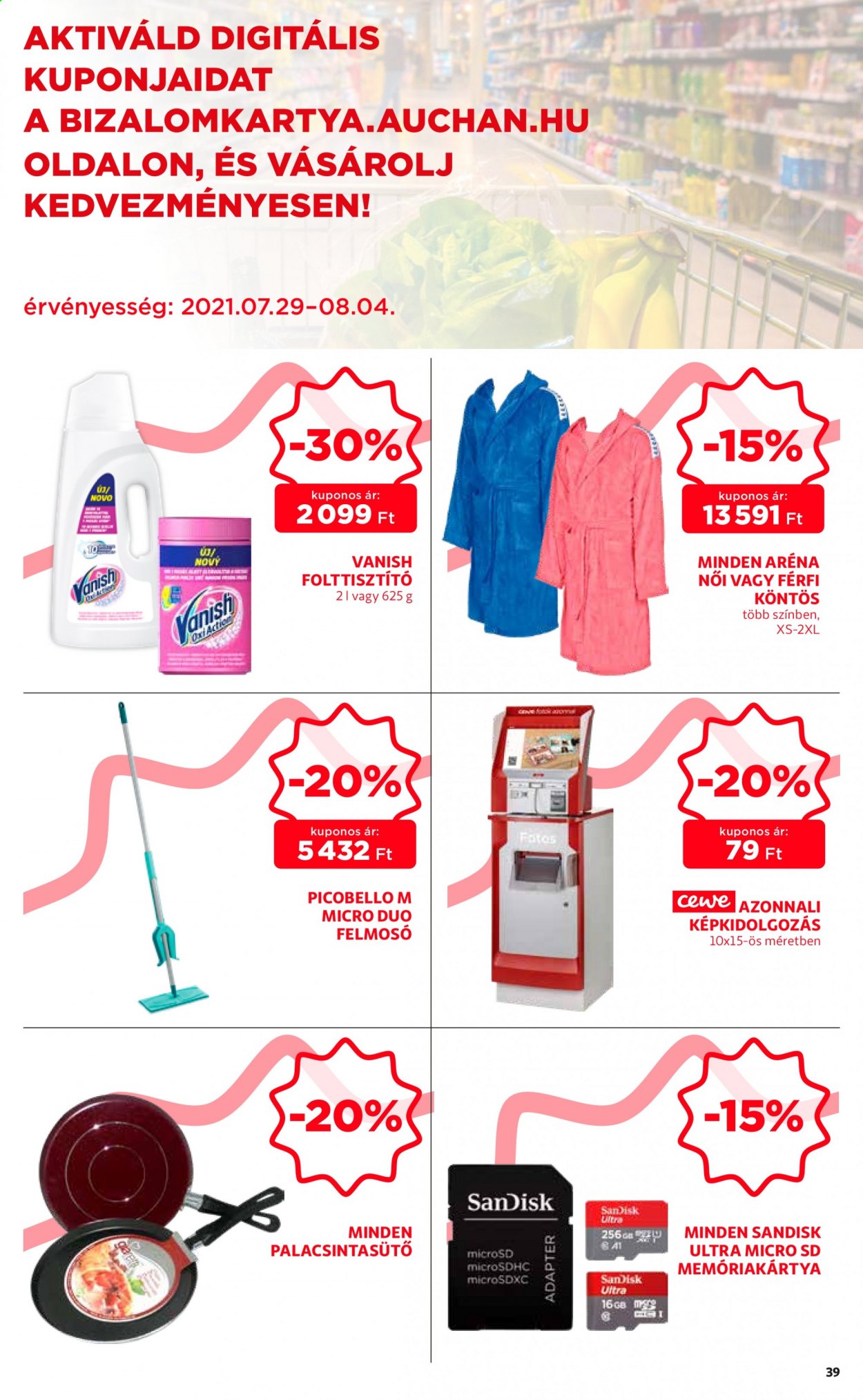Auchan akciós újságok - 2021.07.29 - 2021.08.04. Oldal 39