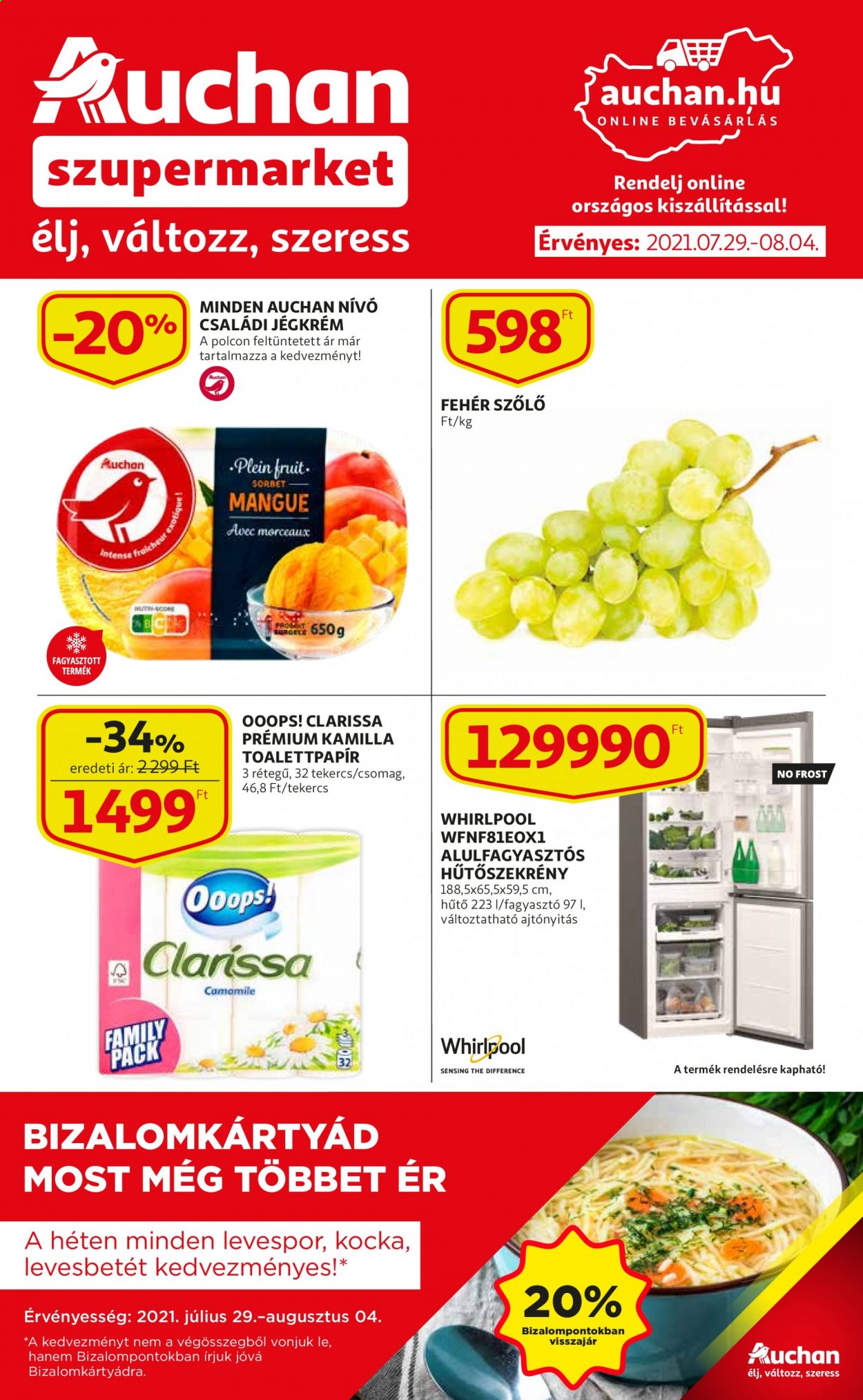 Auchan akciós újságok - 2021.07.29 - 2021.08.04. Oldal 1