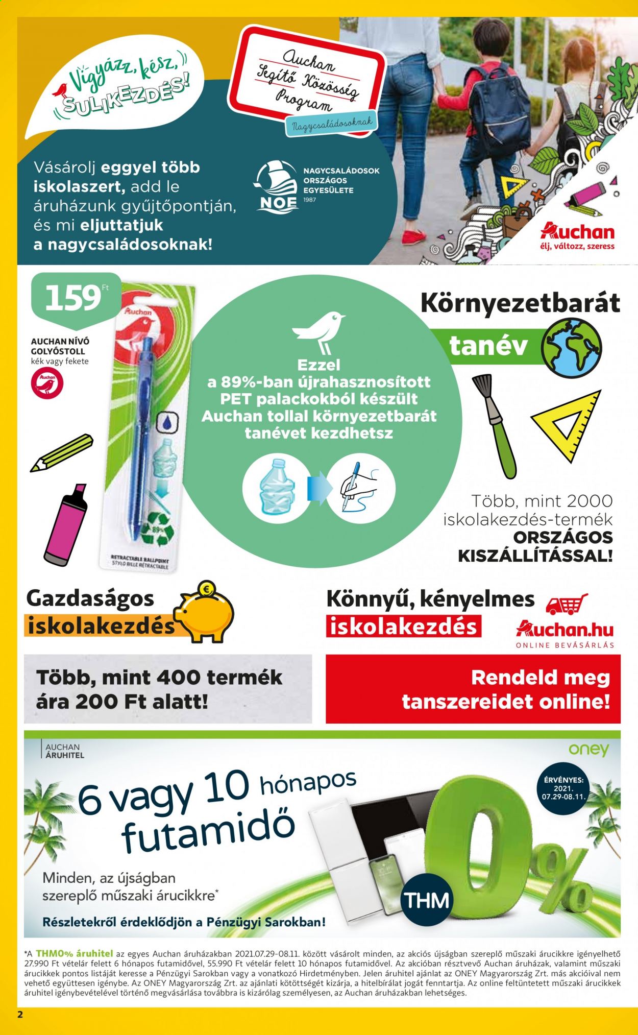Auchan akciós újságok - 2021.07.29 - 2021.08.11. Oldal 2