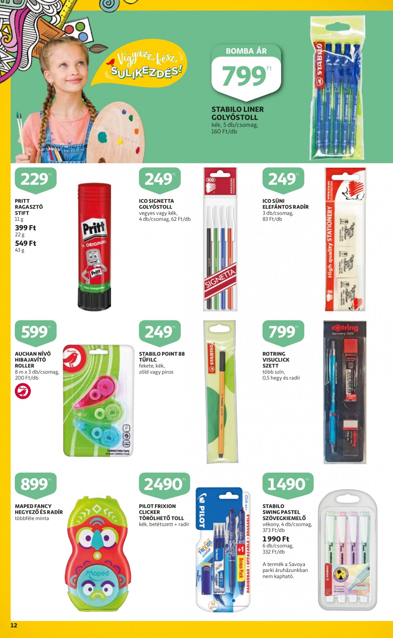 Auchan akciós újságok - 2021.07.29 - 2021.08.11. Oldal 12