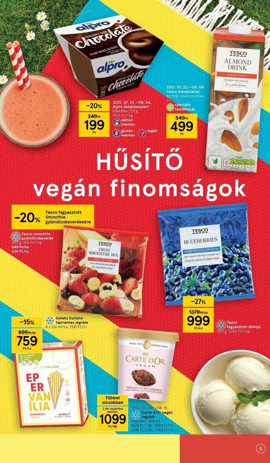 TESCO akciós újságok - 2021.07.29 - 2021.08.04. Oldal 5