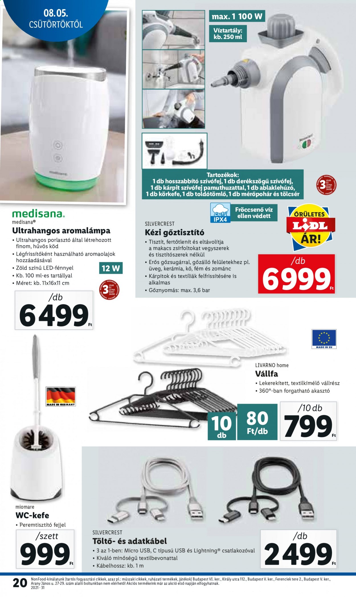 Lidl akciós újságok - 2021.08.05 - 2021.08.11. Oldal 20