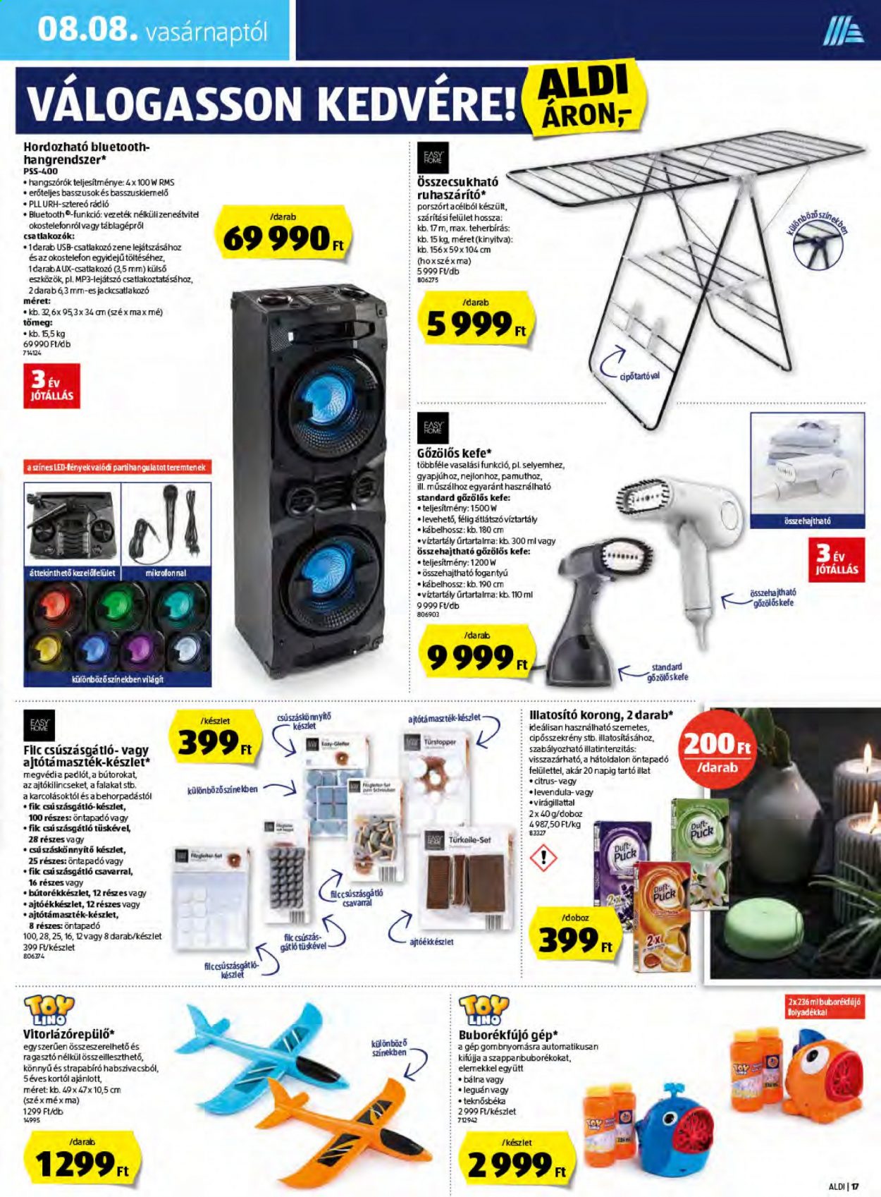 Aldi akciós újságok - 2021.08.05 - 2021.08.11. Oldal 17