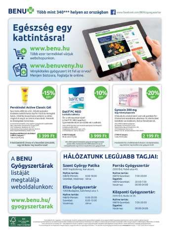 Újság BENU Gyógyszertár - 2021.08.01 - 2021.08.31.