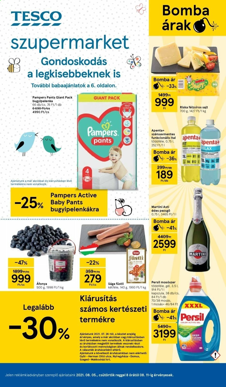 TESCO akciós újságok - 2021.08.05 - 2021.08.11. Oldal 1