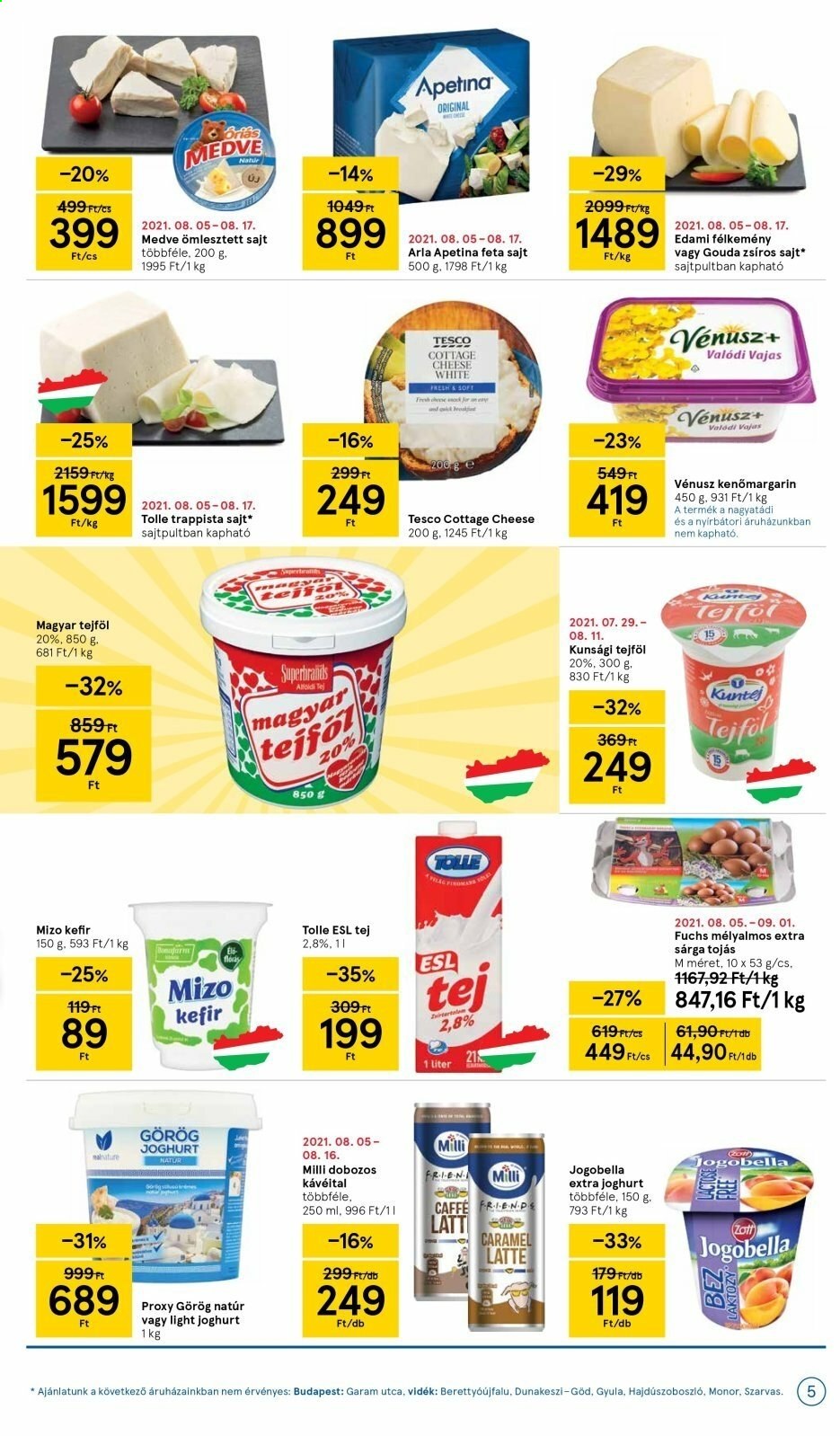 TESCO akciós újságok - 2021.08.05 - 2021.08.11. Oldal 5