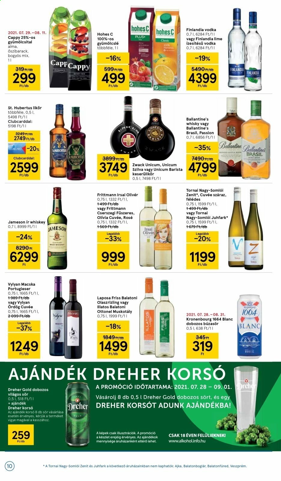 TESCO akciós újságok - 2021.08.05 - 2021.08.11. Oldal 10