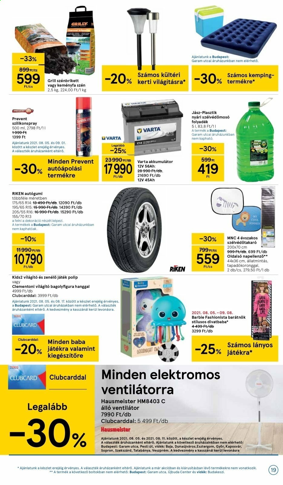 TESCO akciós újságok - 2021.08.05 - 2021.08.11. Oldal 19