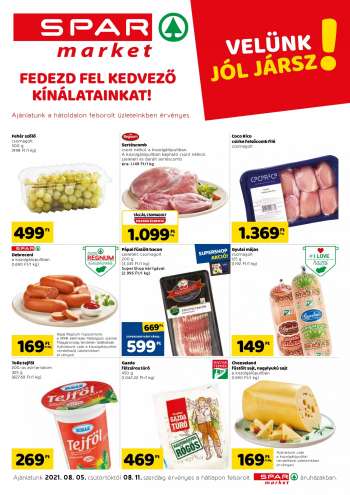 Újság SPAR market - 2021.08.05 - 2021.08.11.