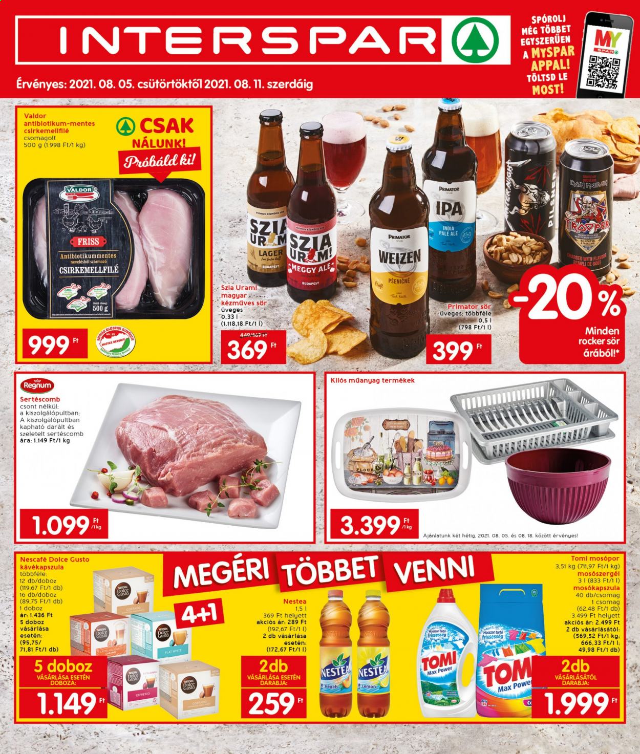 INTERSPAR akciós újságok - 2021.08.05 - 2021.08.11. Oldal 1