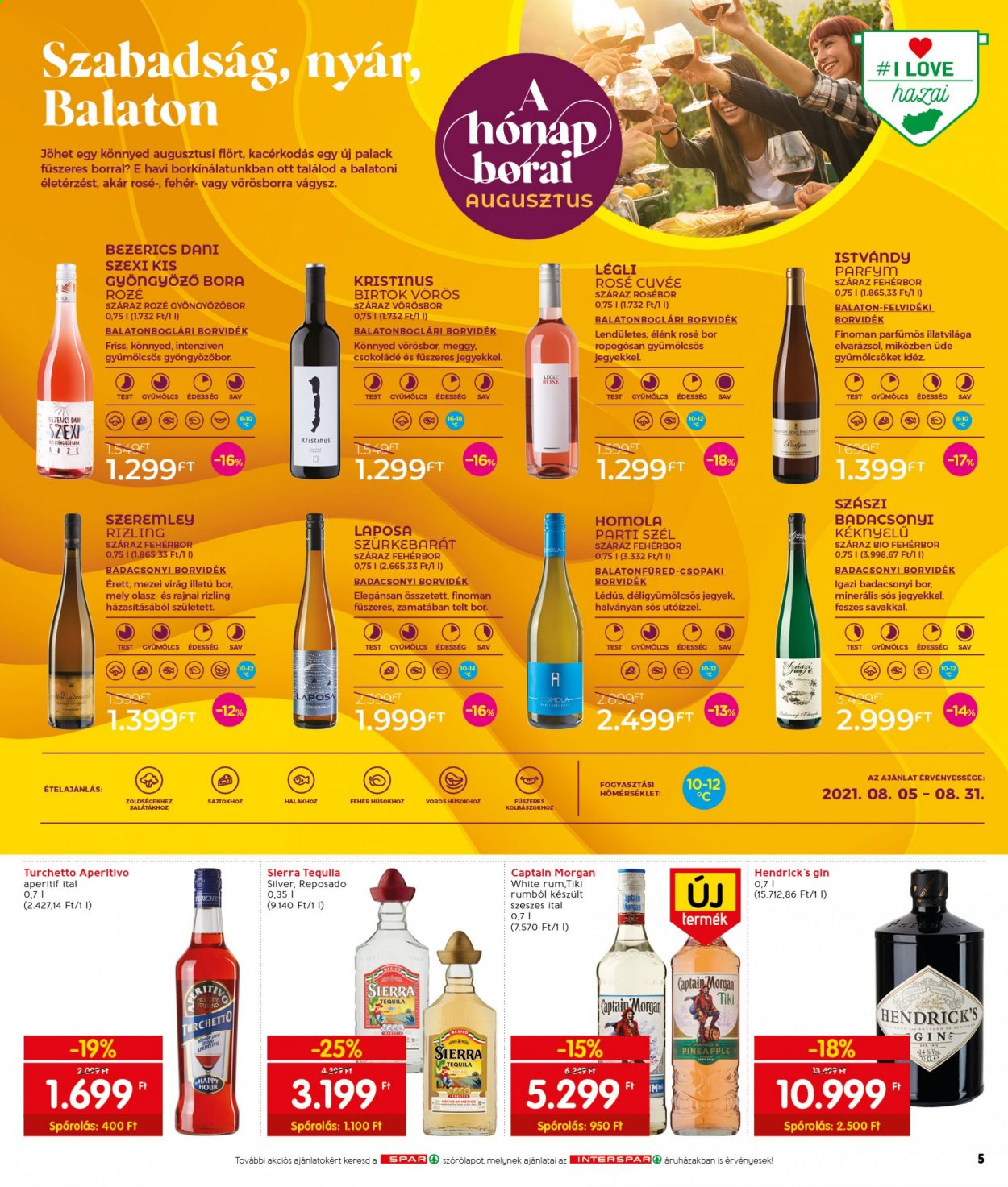INTERSPAR akciós újságok - 2021.08.05 - 2021.08.11. Oldal 5