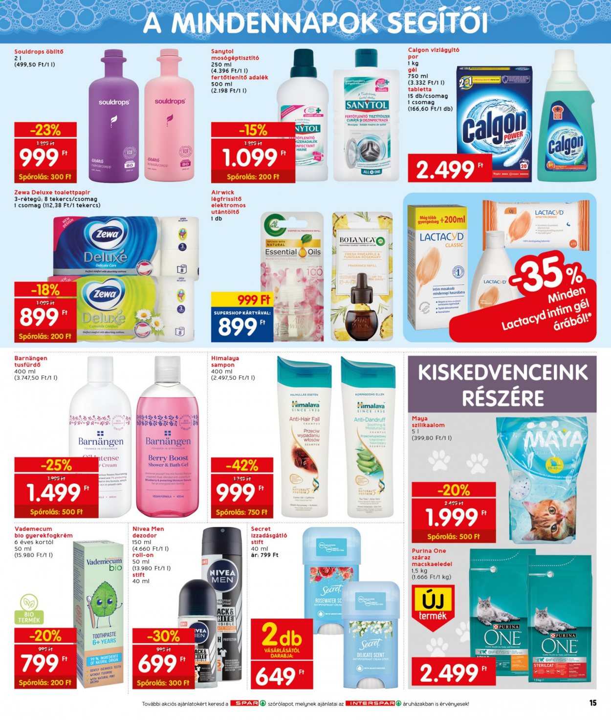 INTERSPAR akciós újságok - 2021.08.05 - 2021.08.11. Oldal 19