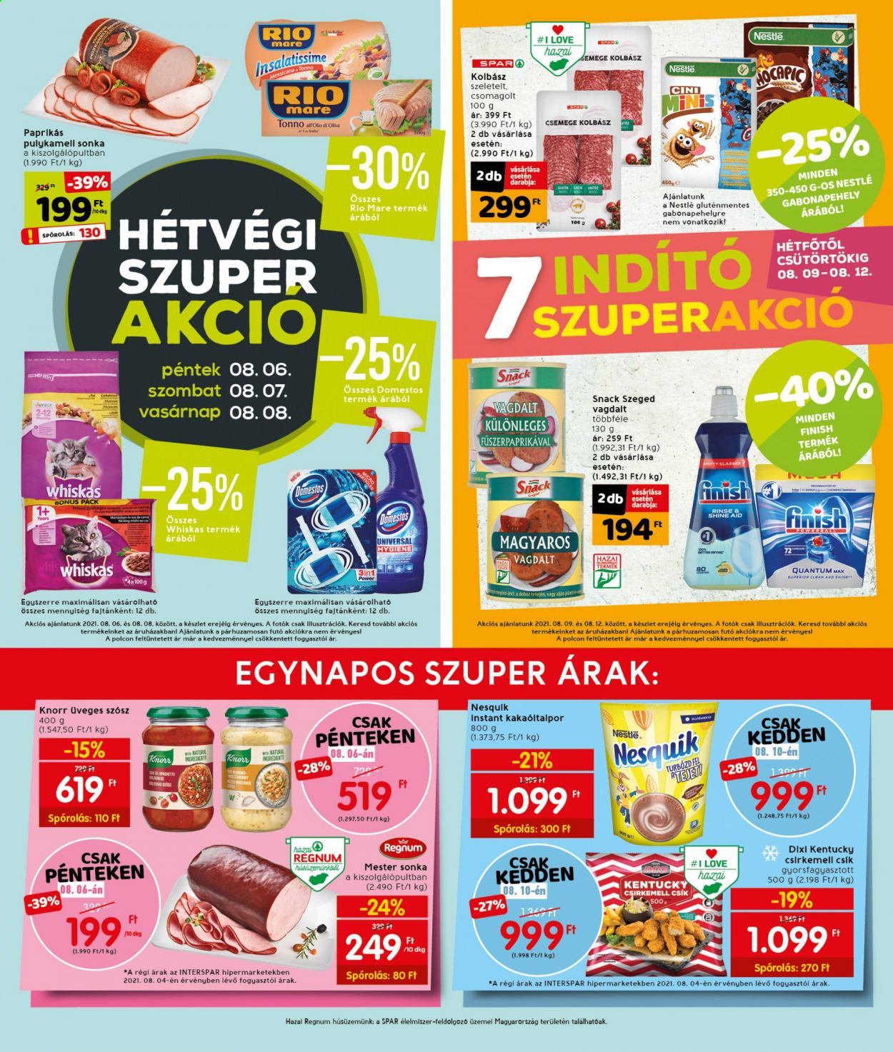 INTERSPAR akciós újságok - 2021.08.05 - 2021.08.11. Oldal 24