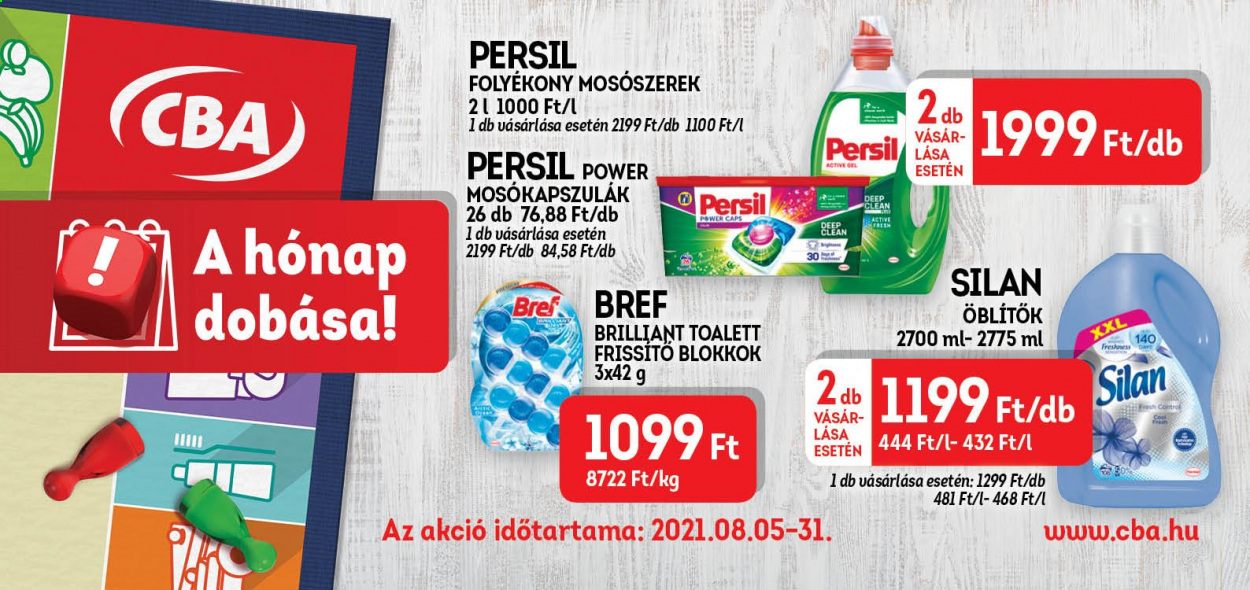 CBA akciós újságok - 2021.08.05 - 2021.08.31. Oldal 3