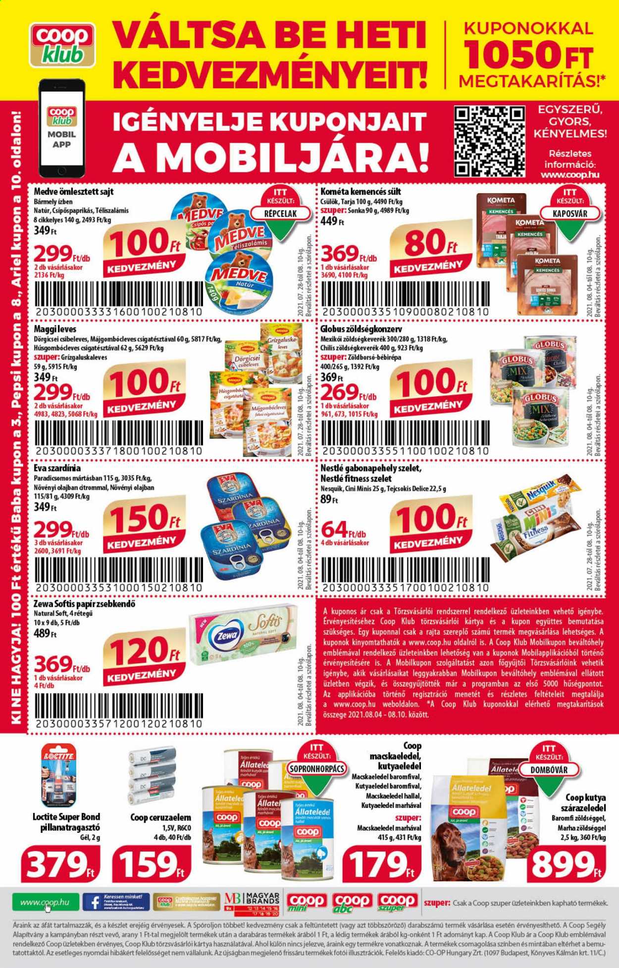 Coop akciós újságok - 2021.08.04 - 2021.08.10. Oldal 12