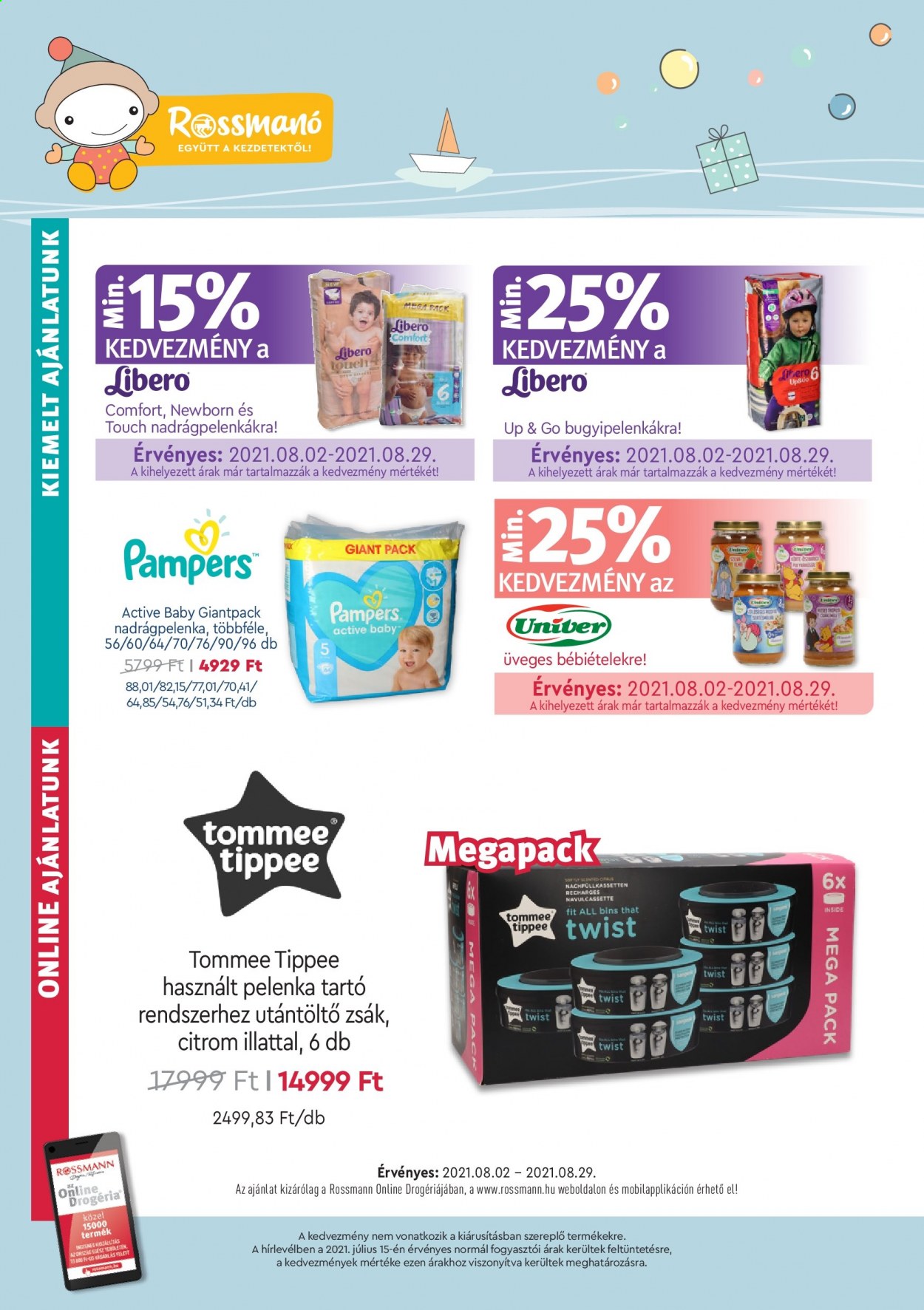 Rossmann akciós újságok - 2021.08.02 - 2021.08.29. Oldal 2