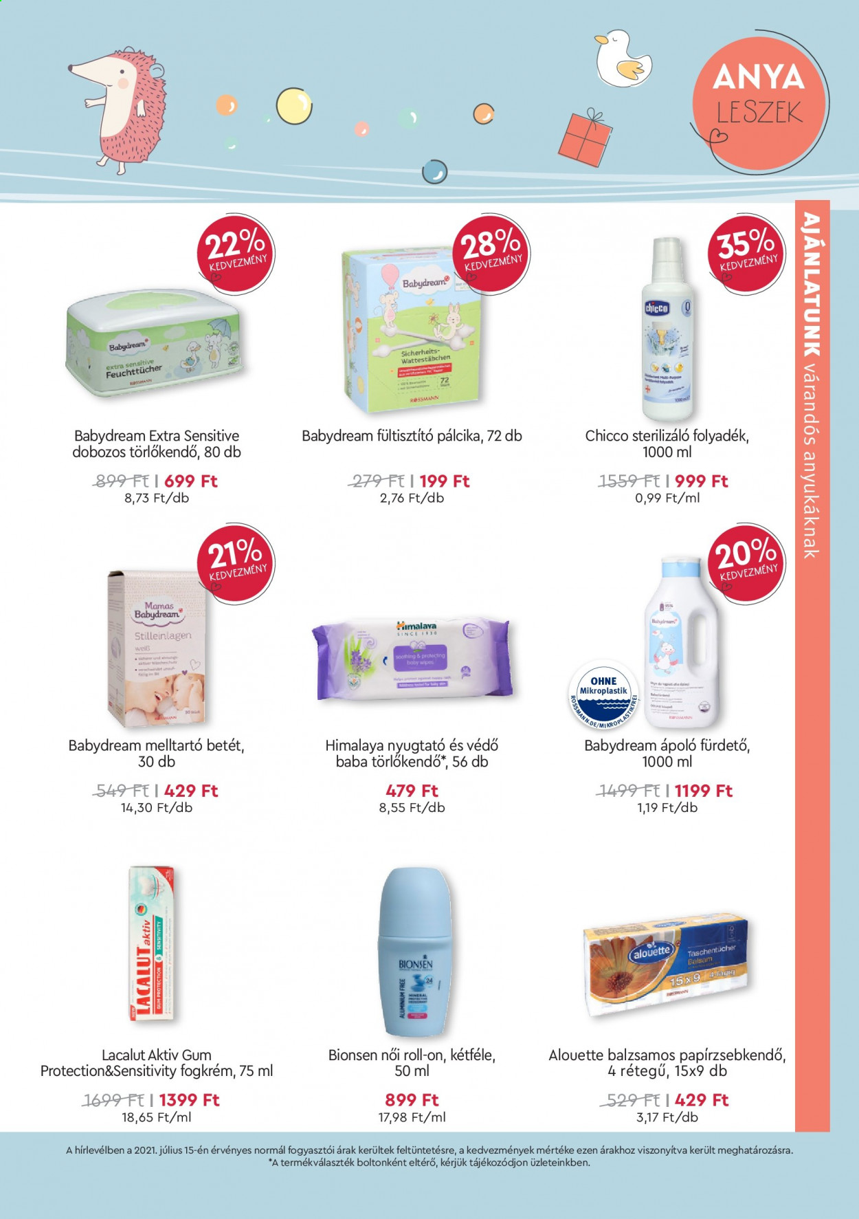 Rossmann akciós újságok - 2021.08.02 - 2021.08.29. Oldal 3