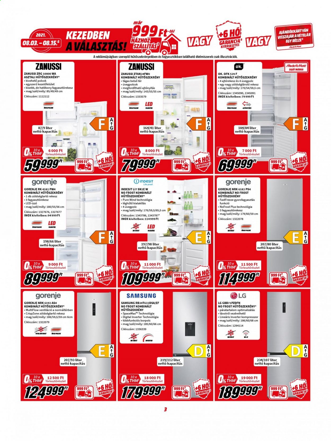 MediaMarkt akciós újságok - 2021.08.03 - 2021.08.15. Oldal 3