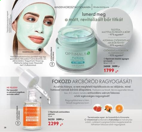Oriflame akciós újságok - 2021.08.03 - 2021.08.23. Oldal 38