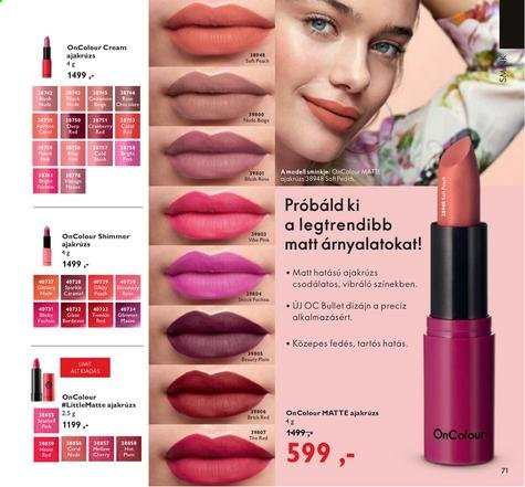 Oriflame akciós újságok - 2021.08.03 - 2021.08.23. Oldal 71