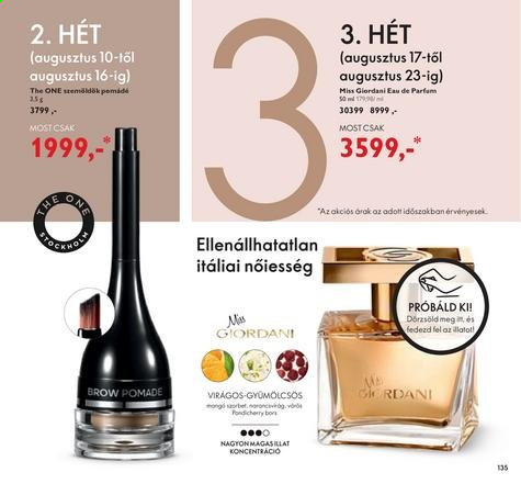 Oriflame akciós újságok - 2021.08.03 - 2021.08.23. Oldal 135